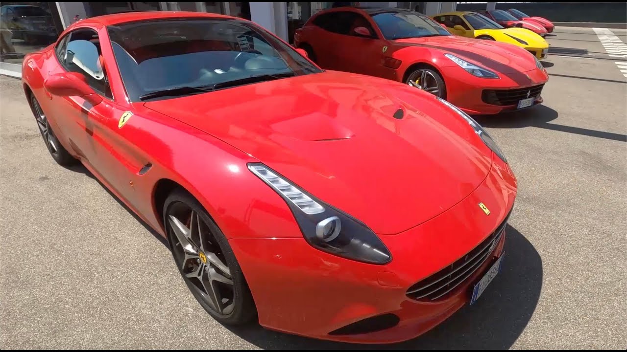 Driving a Ferrari California Turbo HS in Maranello, Italy