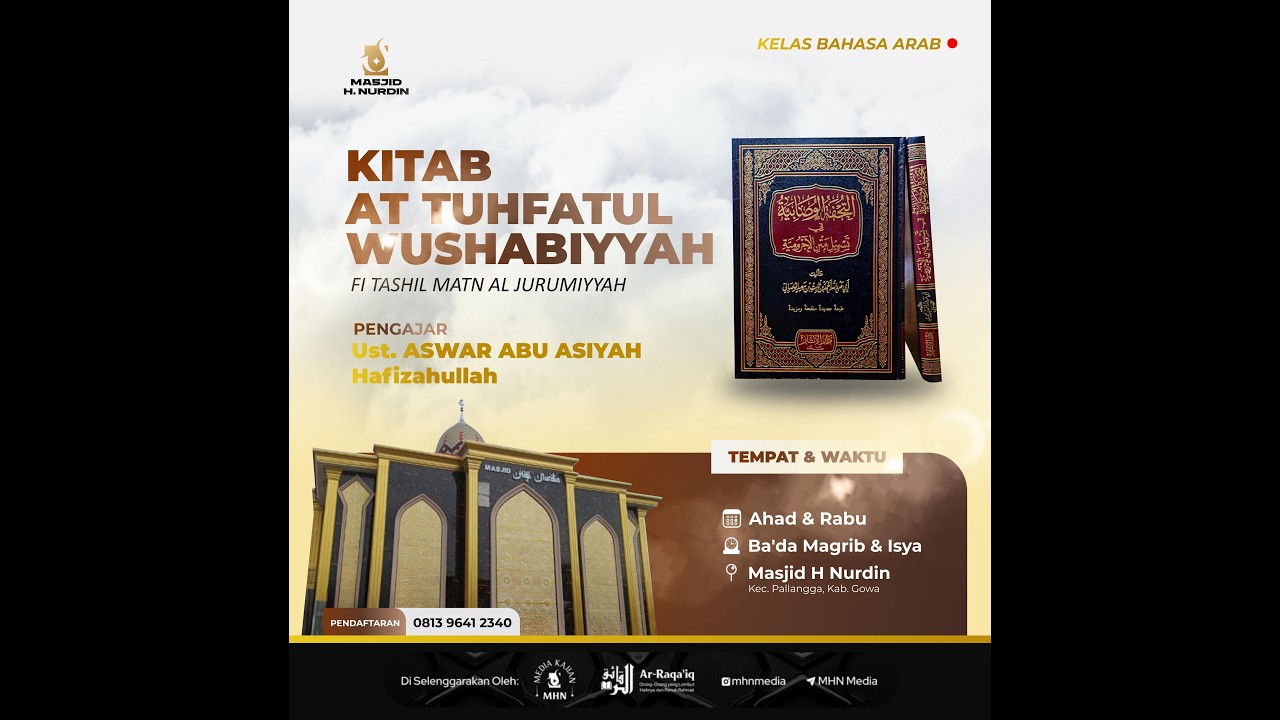 48. Kelas Bahasa Arab Kitab AT TUHFATUL WUSHABIYYAH