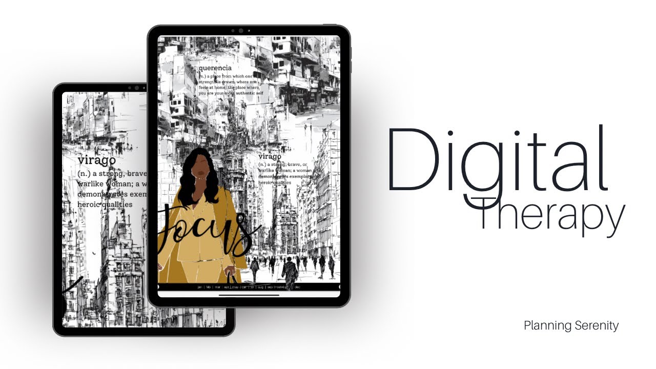 DIGITAL STICKER THERAPY | LUXBOOK DIGITAL PLANNER