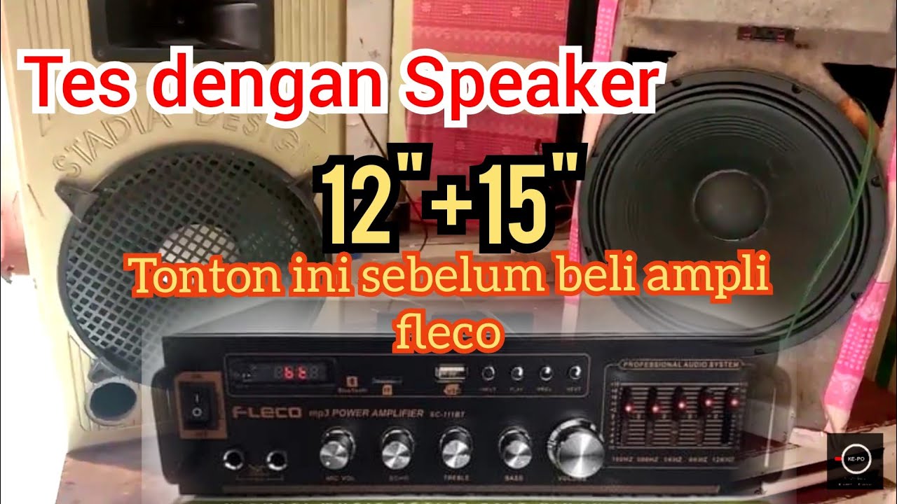 Review amplifier fleco tes pake speaker 12