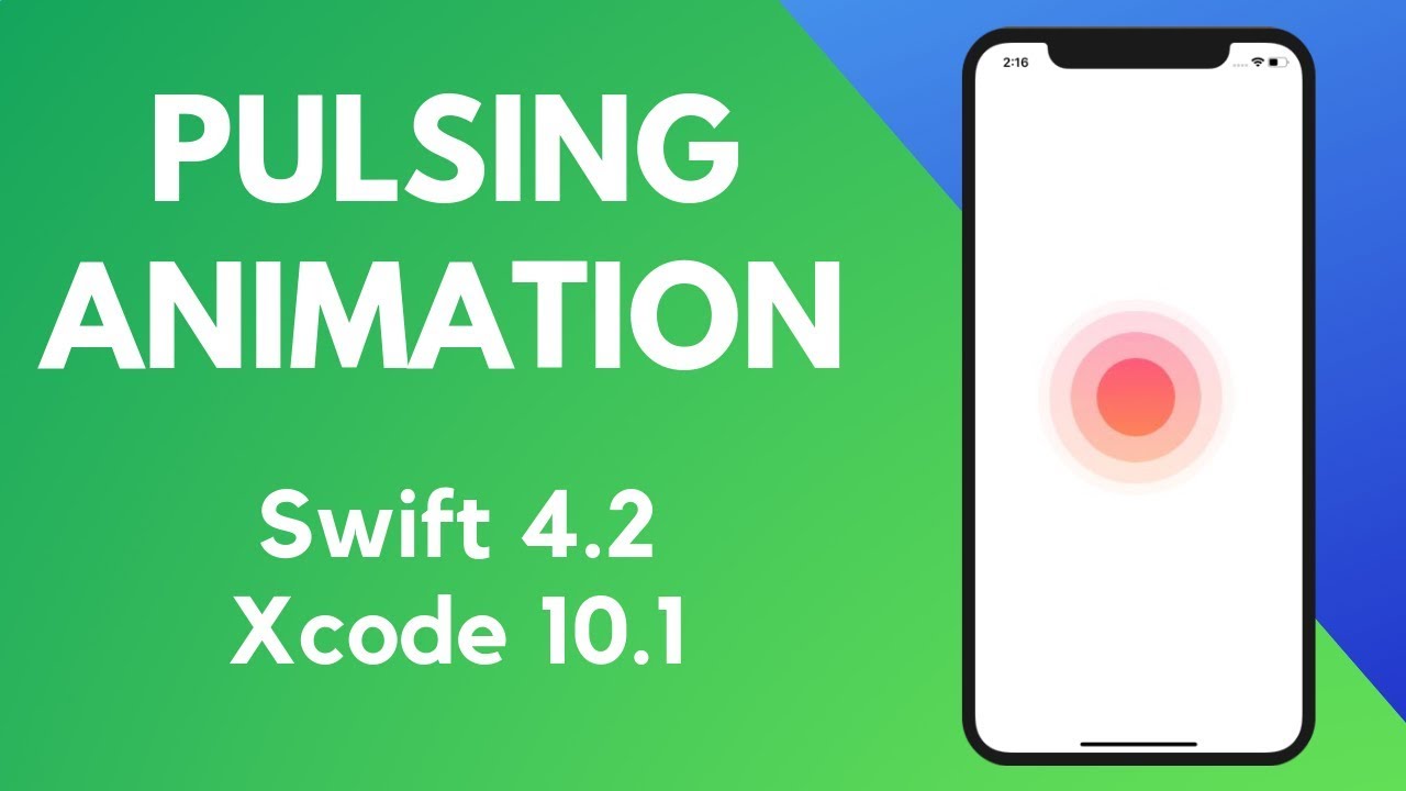 Пульсирующая анимация в Swift