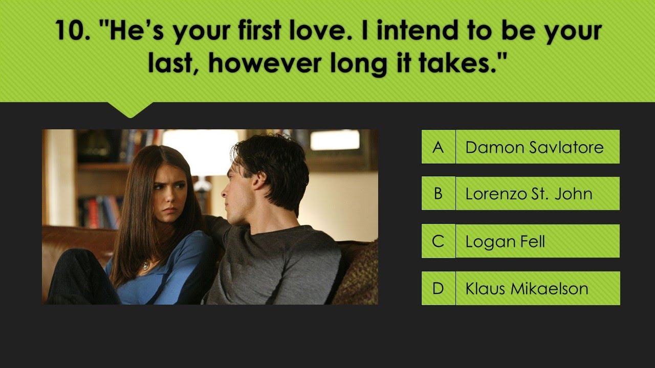 Guess Who Said It: The Vampire Diaries Quiz
