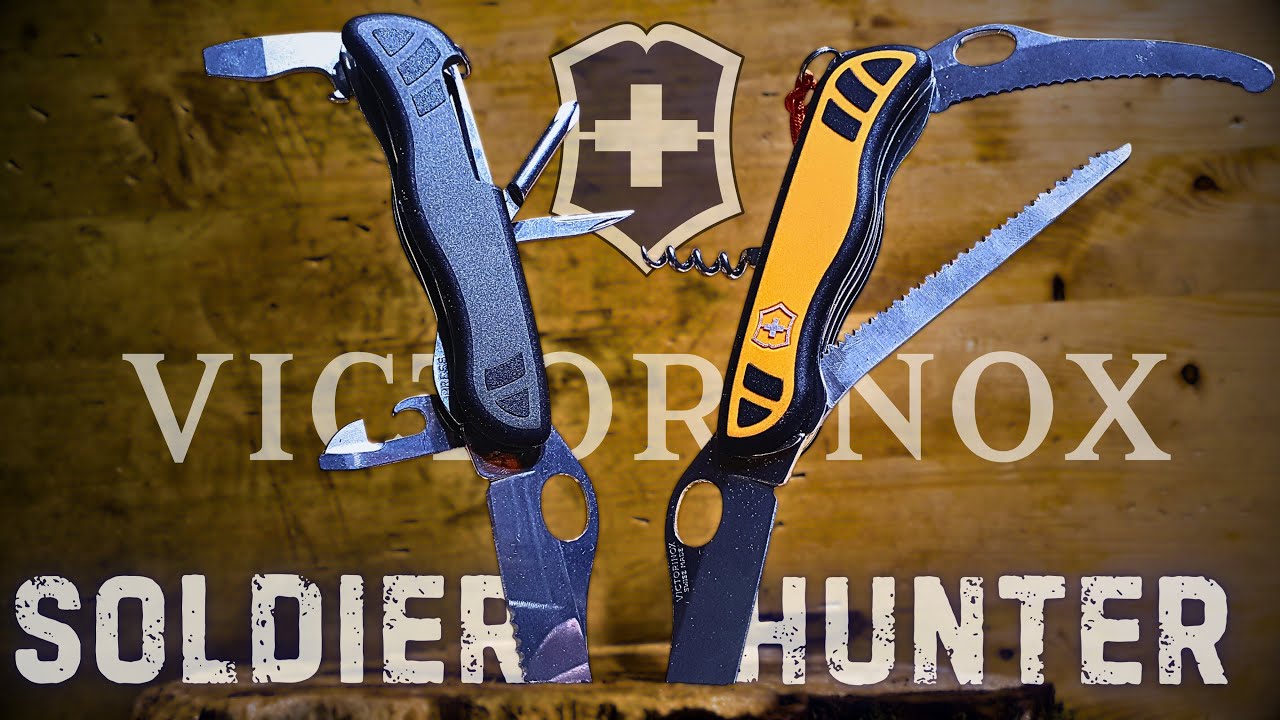 НАСТОЯЩИЙ швейцарский армейский нож — Victorinox Soldier 08 против Hunter XT (полный обзор)