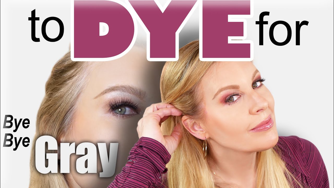 How To Cover Gray Hair At Home - It's Easy!