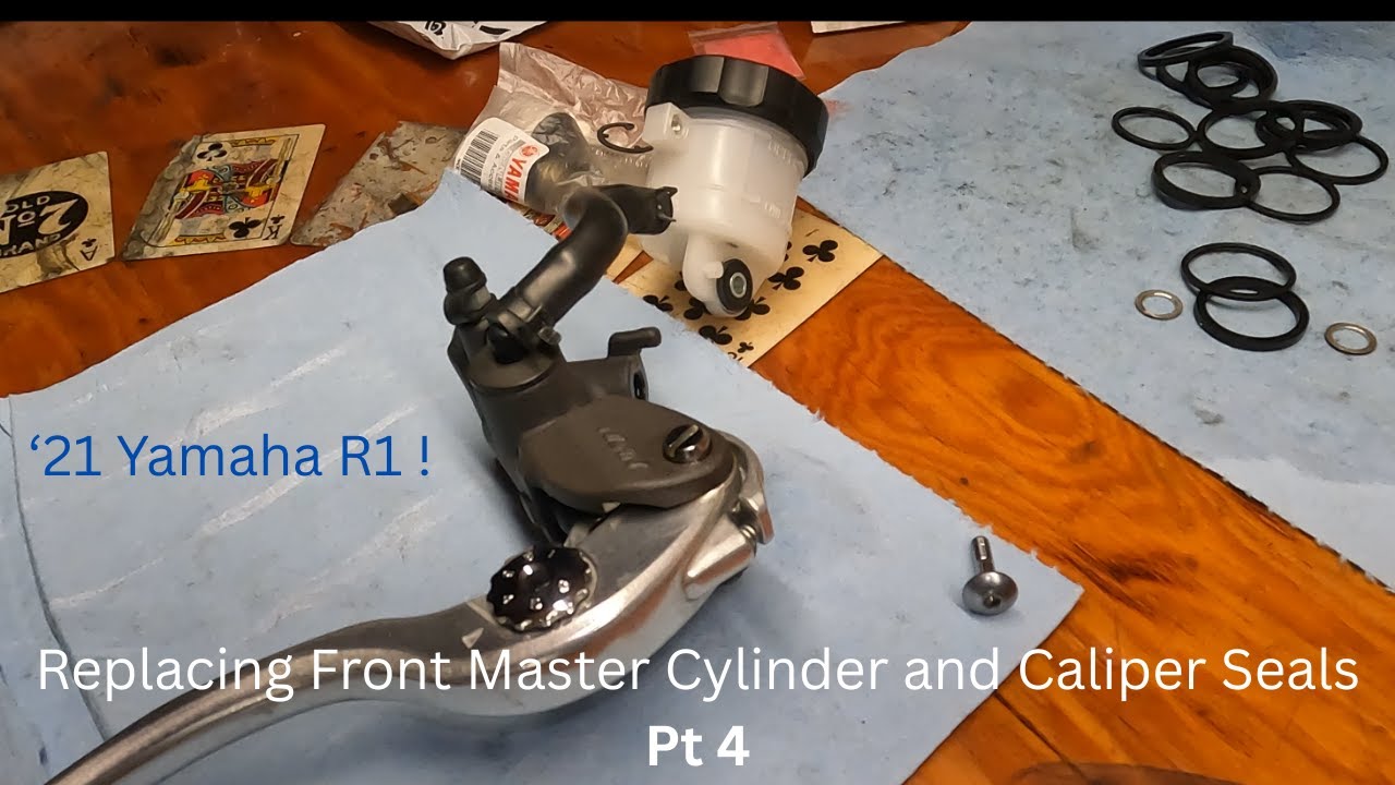 Replacing '21 Yamaha R1 Front Master Cylinder and Caliper Seals pt. 4