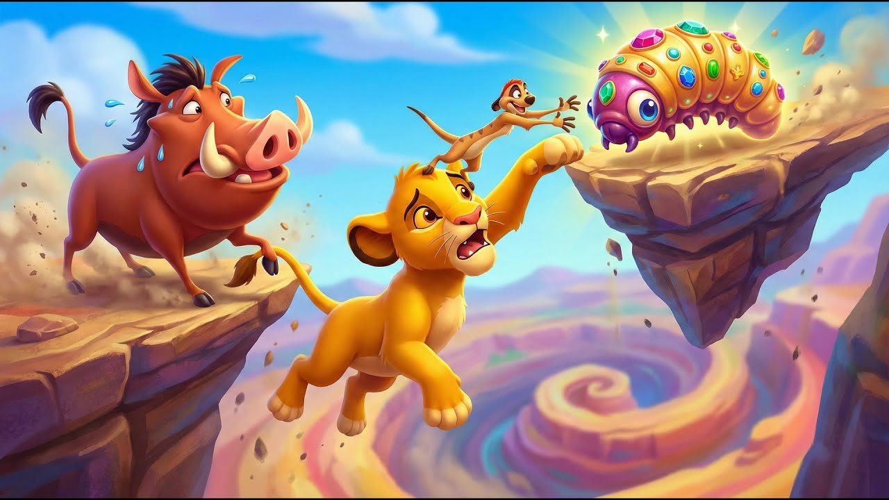 Timon & Pumbaa's Glowing Insect Hunt! 🐞🌟 Jungle Adventure | Funny Lion King Animation