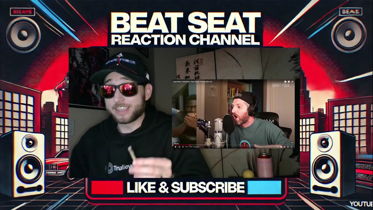 BeatSeat впервые слышит Гарри Мака - Omegle Bars 45 🎤🔥 (гений фристайла!)