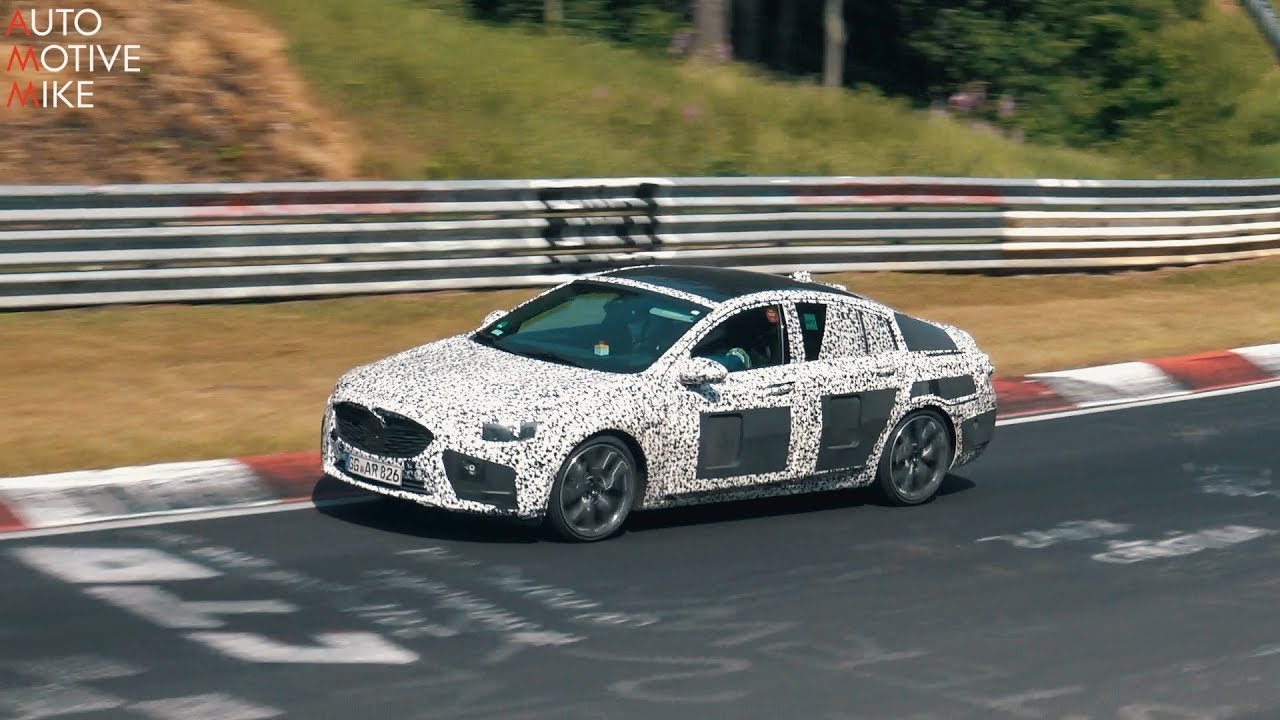 2018 OPEL INSIGNIA GSi TESTING ON THE NÜRBURGRING