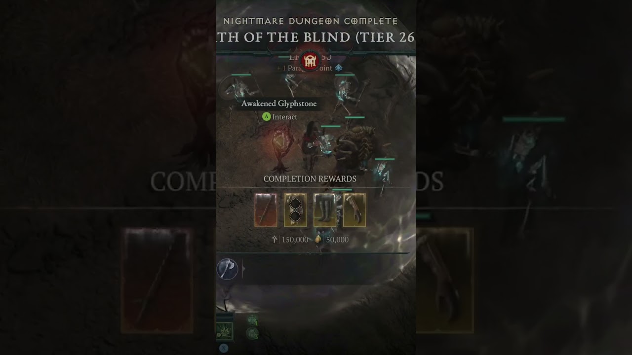 Final achievement level 50 hc character Diablo 4