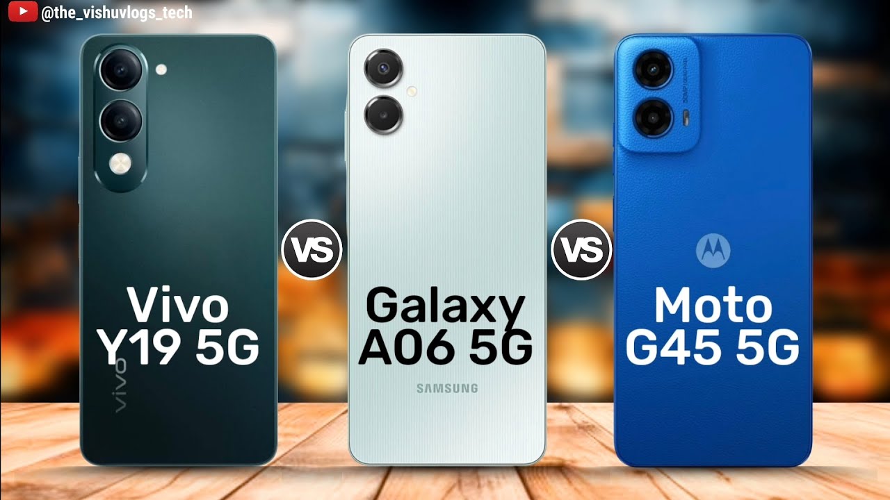 2025 Top 3 Best Gaming Phone Under 10000; ⚡ Vivo Y19 5G vs Galaxy A06 5G vs Moto G45 - COMPARISON! 🔥