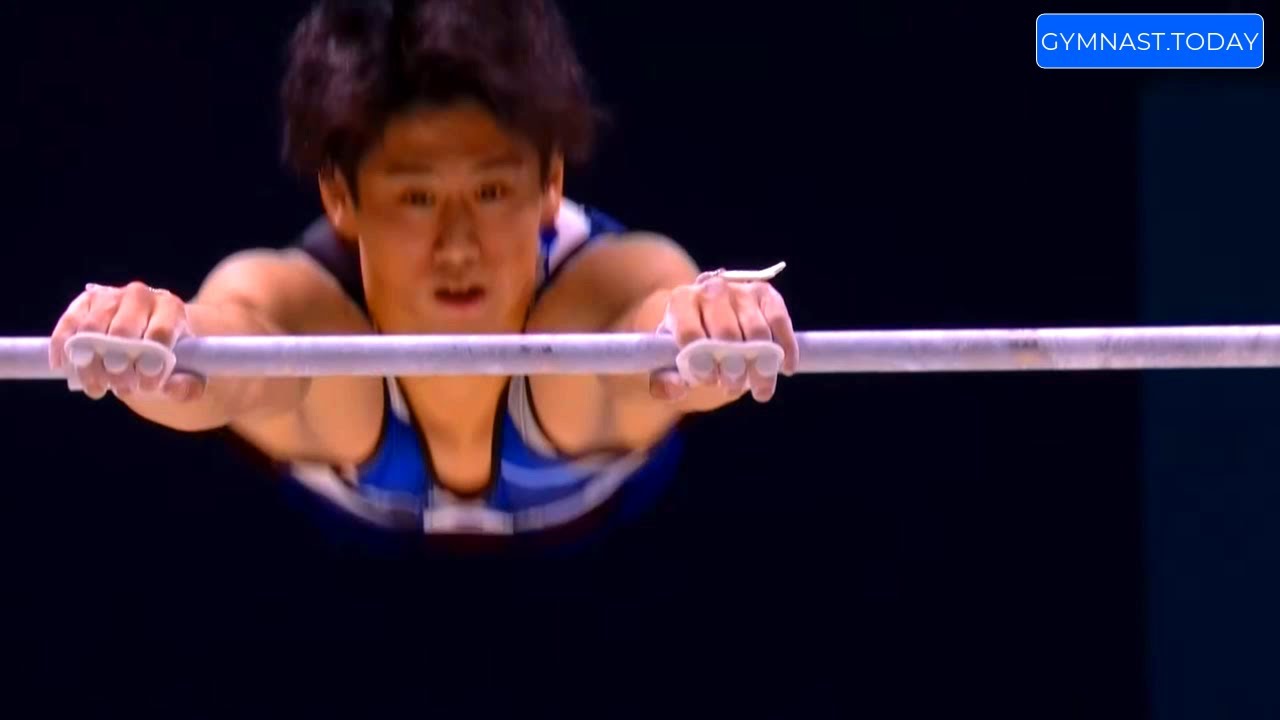 Top 3 in Men's High Bar Final - 2022 Liverpool 51st Gymnastics World Championships