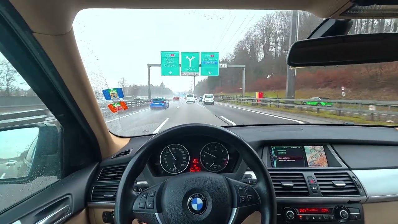 EXTREME WEATHER DRIVE ⚠️ | Switzerland to Germany 🇨🇭🇩🇪 (POV) Stormy Roads 4K