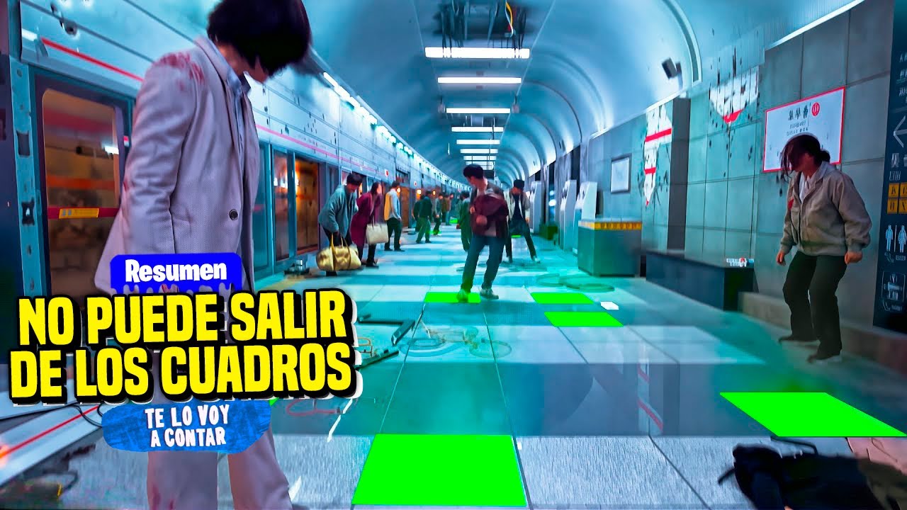 LOS MONSTRUOS INUNDAN EL METRO Y SOLO LOS QUE SE PAREN SOBRE LOS CUADROS VERDES SOBREVIVEN | RESUMEN