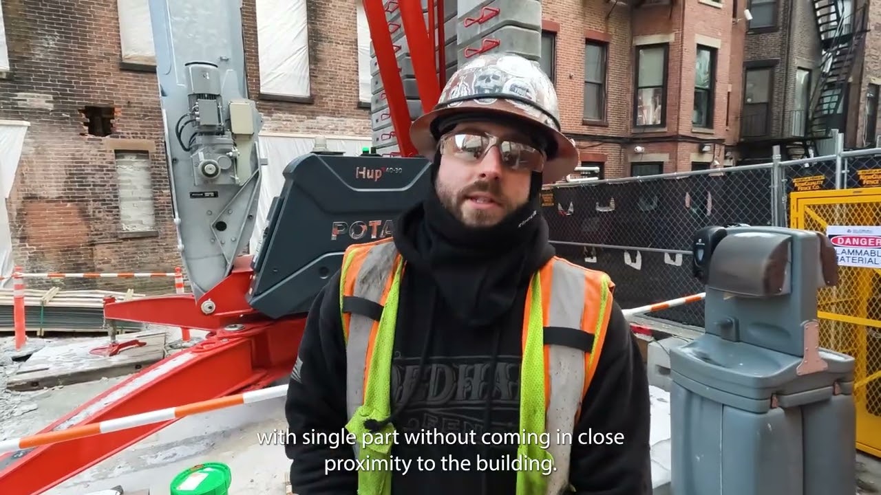 Potain Crane Put to the Test on a Boston Jobsite