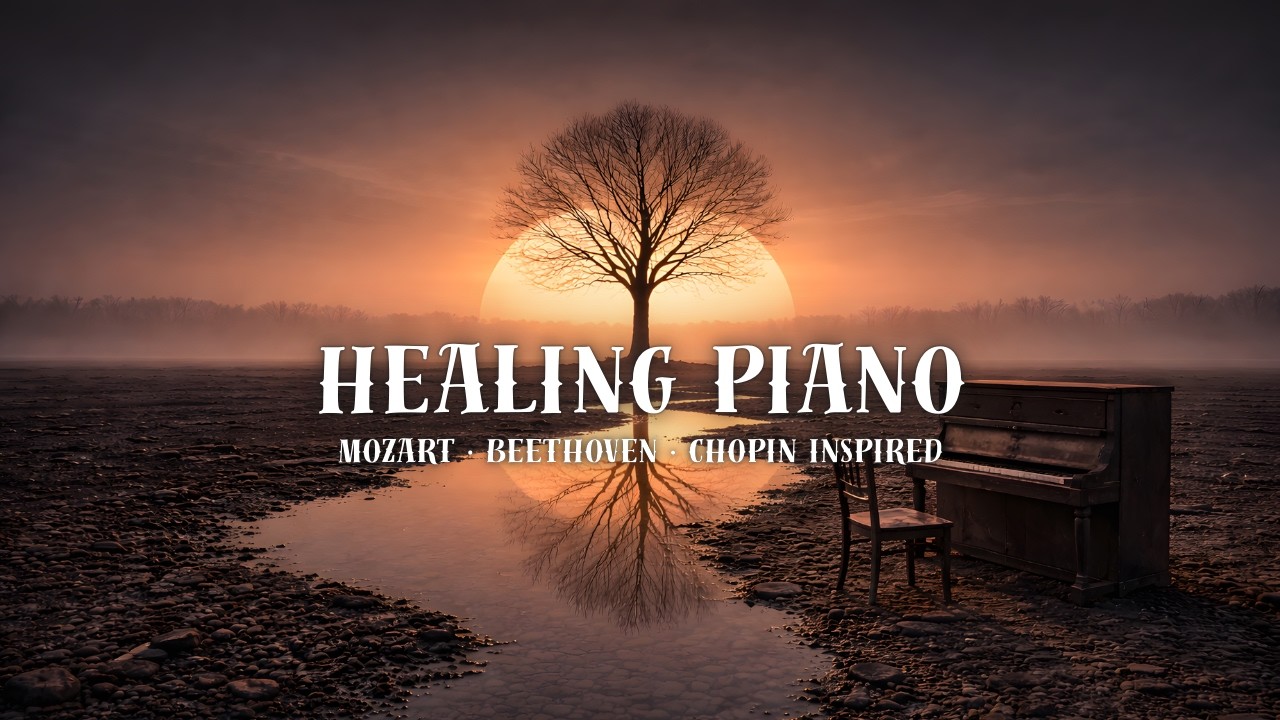 Timeless Classical Piano for Stress Relief | Mozart • Beethoven • Chopin Inspired | 1 Hour