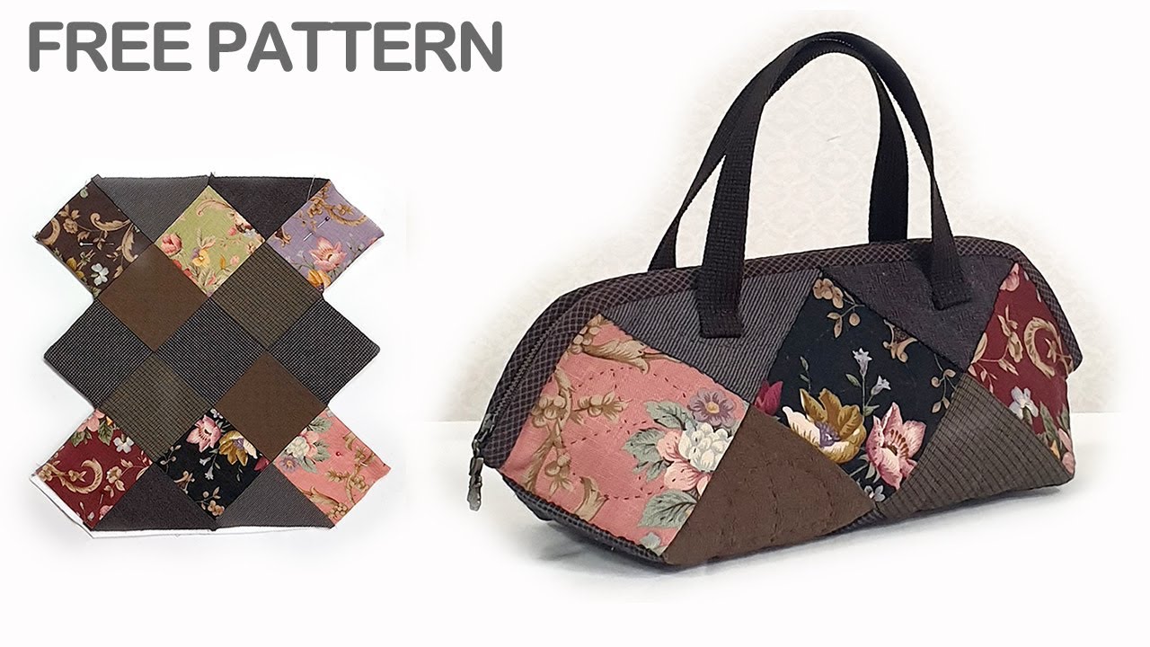 Изготовление стёганых сумок, Бесплатные шаблоны стёганых сумок, Шаблоны для создания сумок