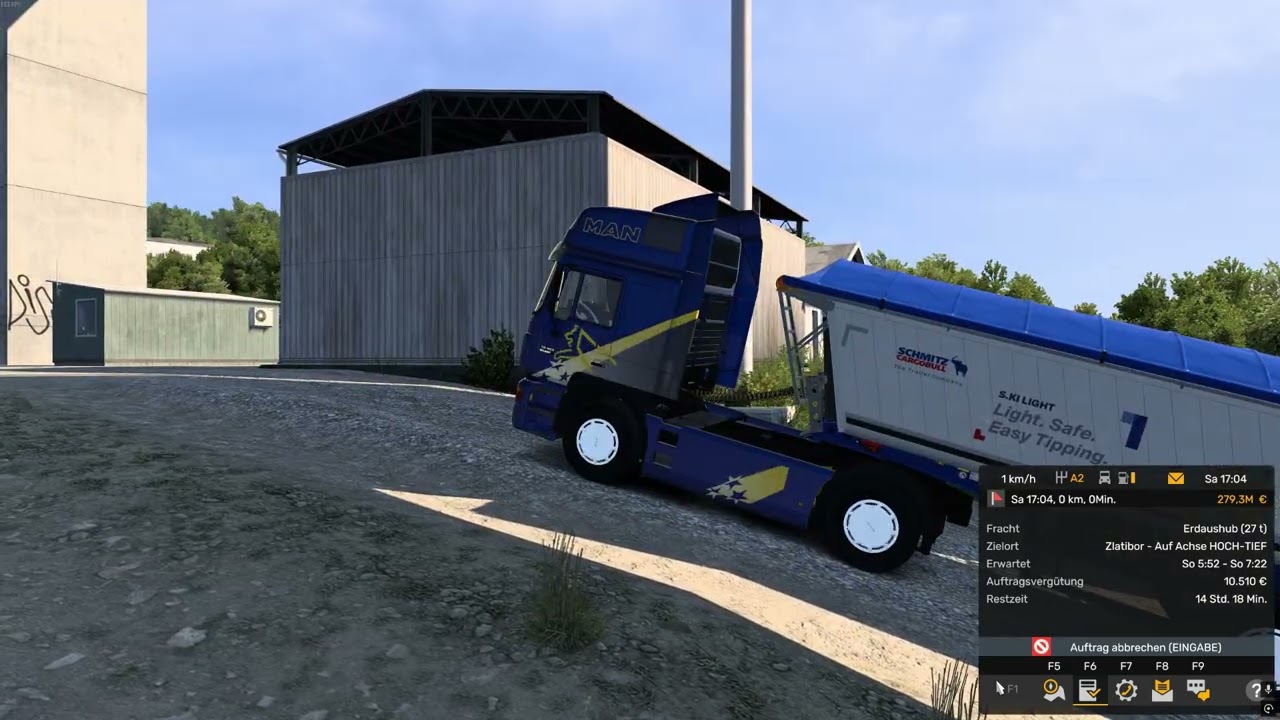 [ETS2] MAN f2000 vs MAN uxt vs Mercedes Actros mp2  am Schotterberg