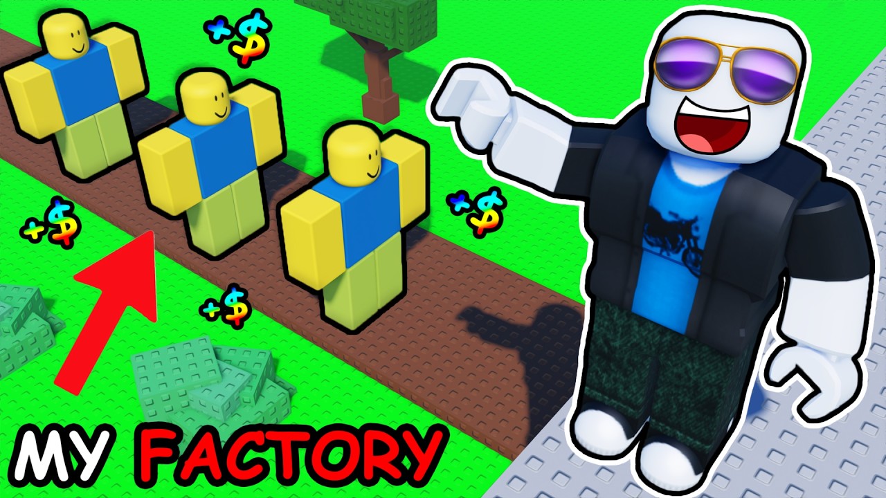 creating a NOOB FACTORY in Roblox...