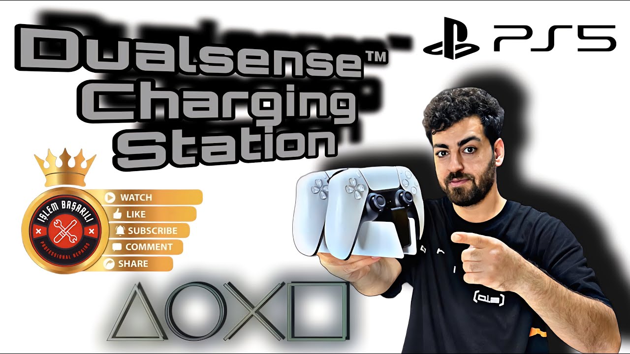 PlayStation 5 Çift Kontrolcü Şarj İstasyonu Açılış ve İnceleme | DualSense Charging Station Unboxing