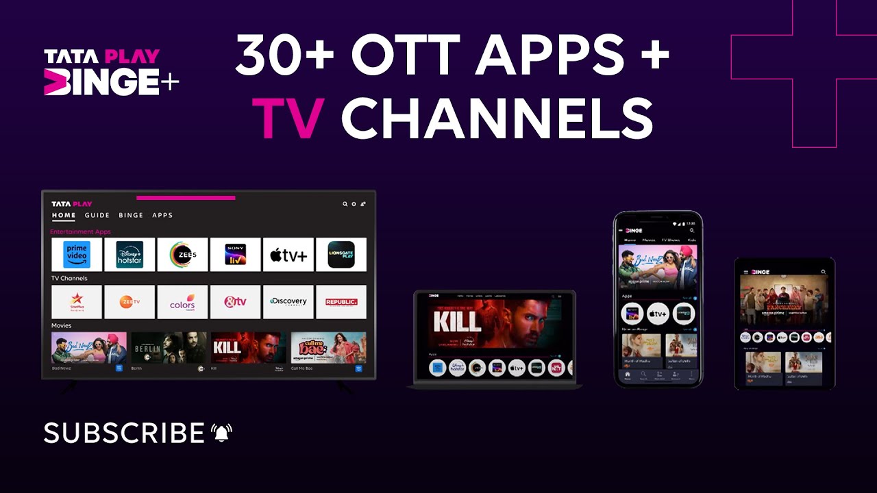 Tata Play Binge+: The Smart Set-Top Box | Get 30+ OTT Apps + TV Channels, All in One Place!
