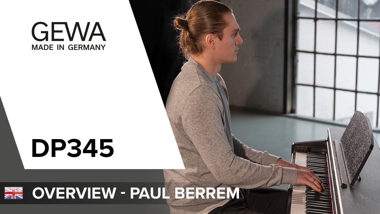 FEATURES 🎹 🇬🇧 GEWA DP345 & GEWA Piano Remote with @paulberrem4692
