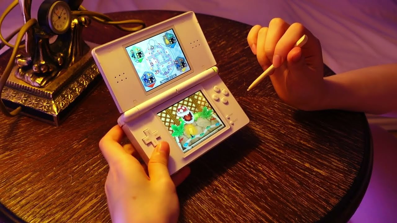 ASMR Playing On My Old DS (Mario Party, Bratz, etc)