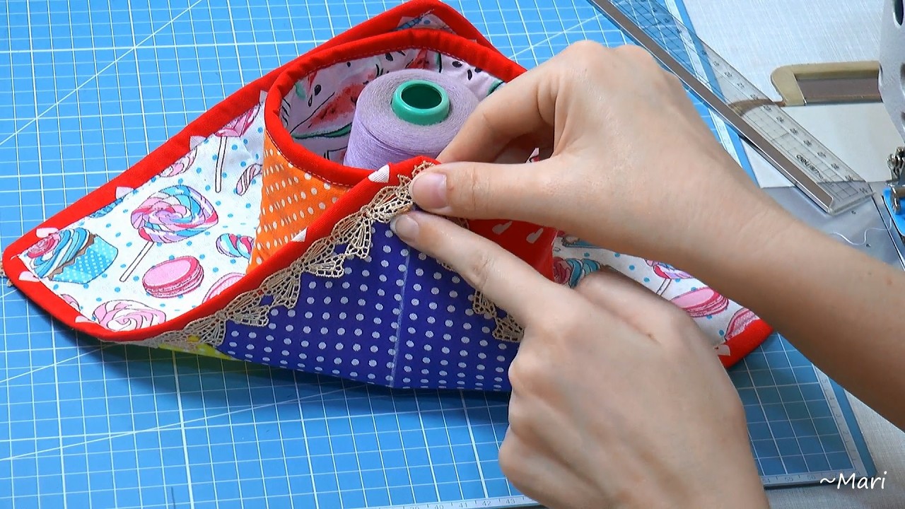 Turn Useless Scraps into a Luxury Basket! Easy Patchwork Idea