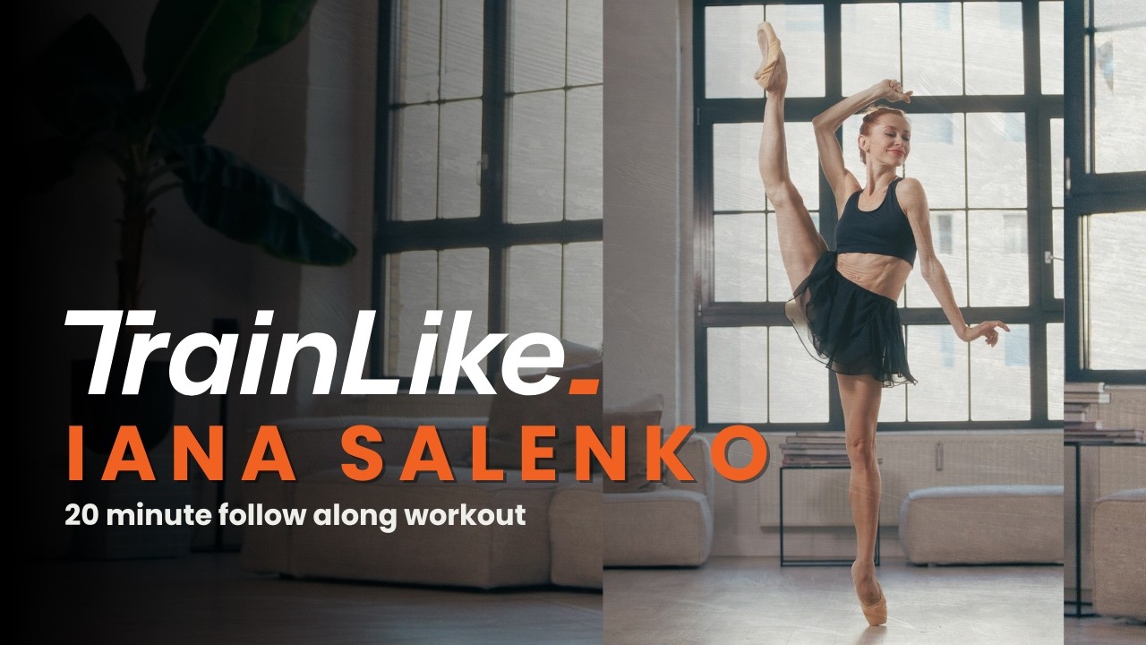 Тренируйтесь как Яна Саленко | 20-минутная балетная тренировка для более высоких вытяжений.