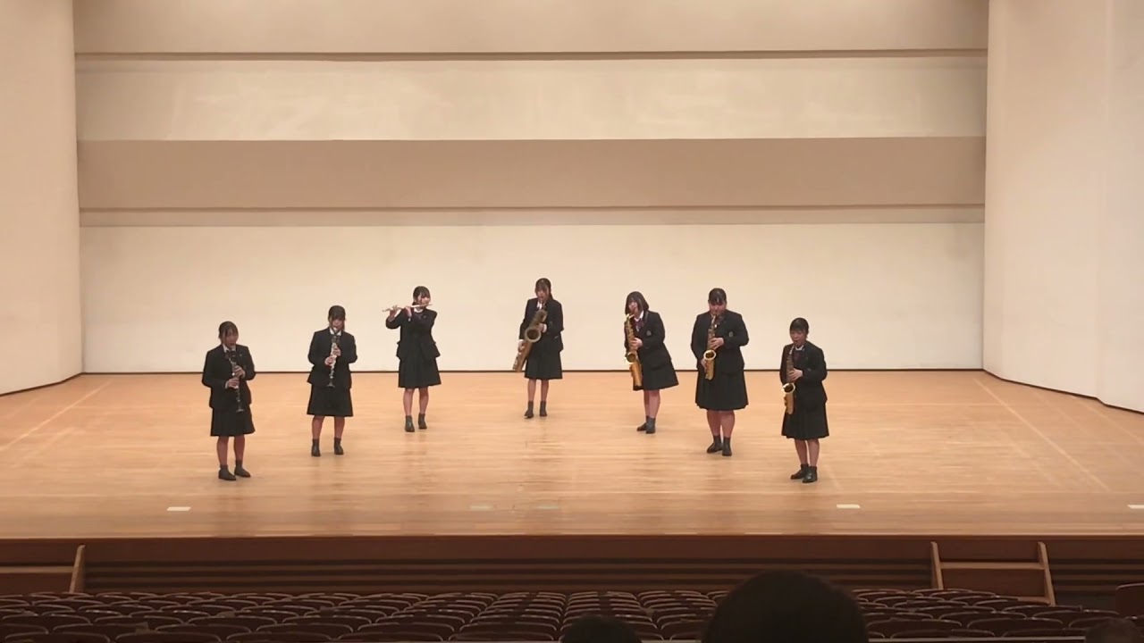 尽誠学園高等学校吹奏楽部2021アンサンブル木管七重奏