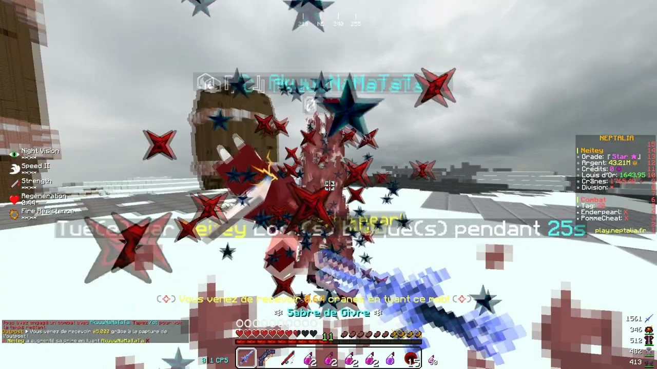 Je PVP avec la PREMIERE armure LEGENDAIRE P5 du serveur