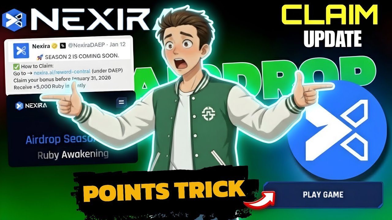 Nexira Airdrop Claim Update | Nexira Airdrop  Points Trick | Nexira Free Crypto Airdrop 2026 🔥
