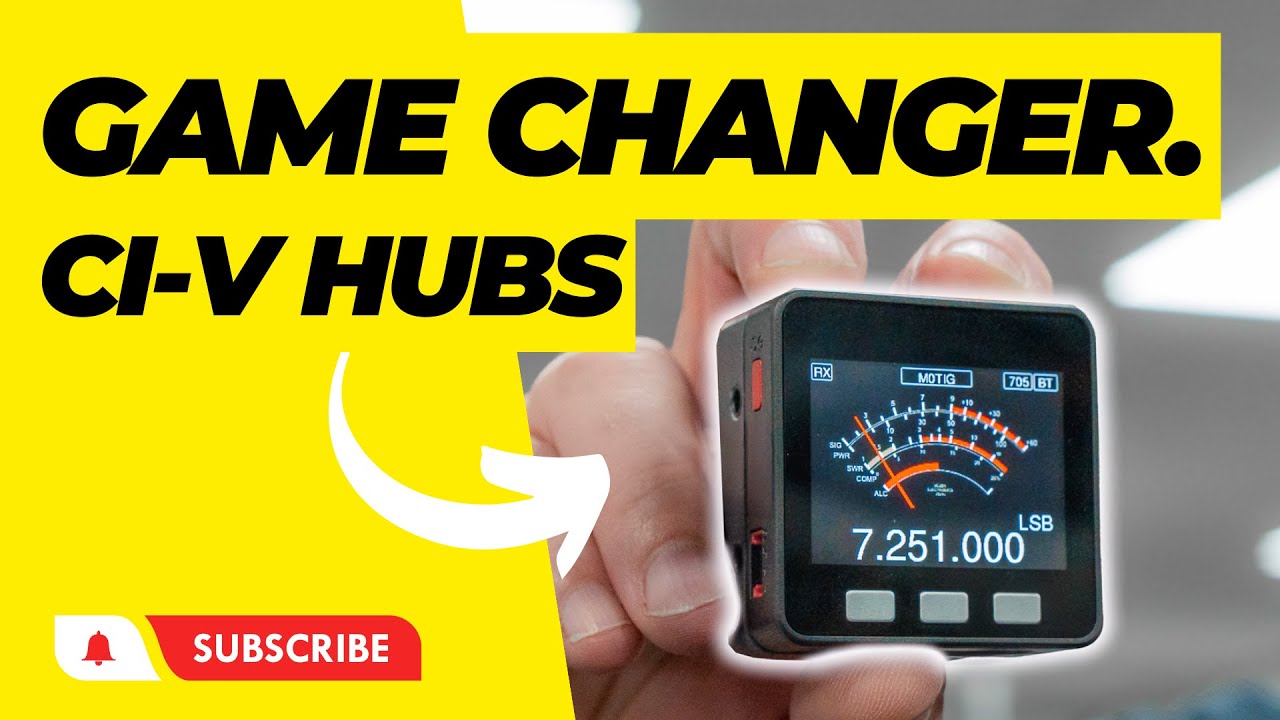 CI-V Hubs: A Game-Changer for Ham Radio! VE2DX Showcase