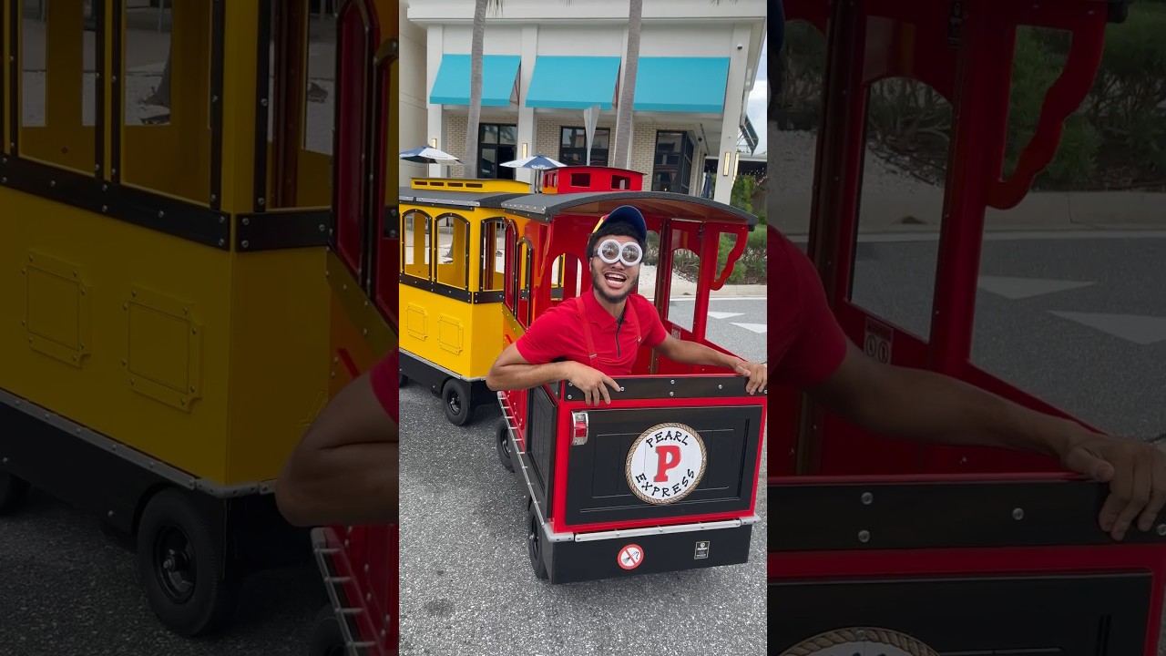 George Rides A Train To The Polar Express 😂😂