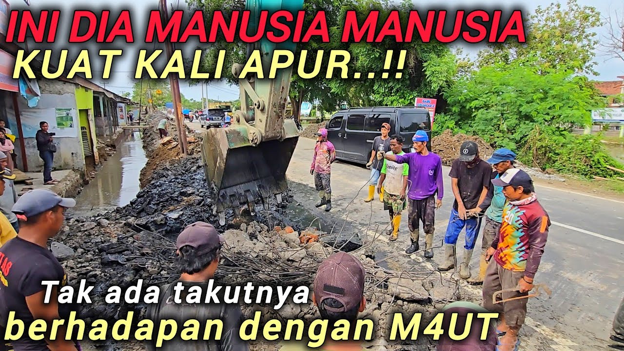 NORMALISASI ERA KANG DEDI MULYADI PALING PARAH INI KALI APUR , JEMBATAN SULTAN SEMUA DIBONGKAR 