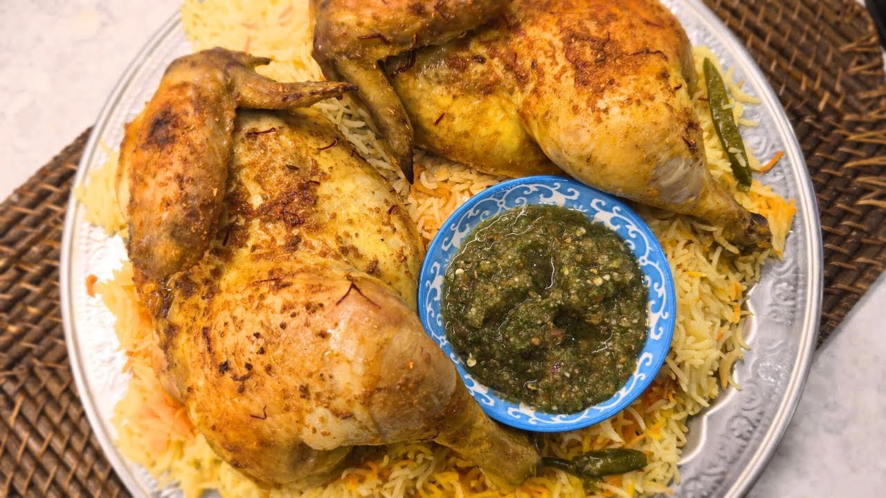 Smoky Arabian Chicken Mandi | Traditional Mandi Rice & Spicy Salsa | Saima’s Kitchen
