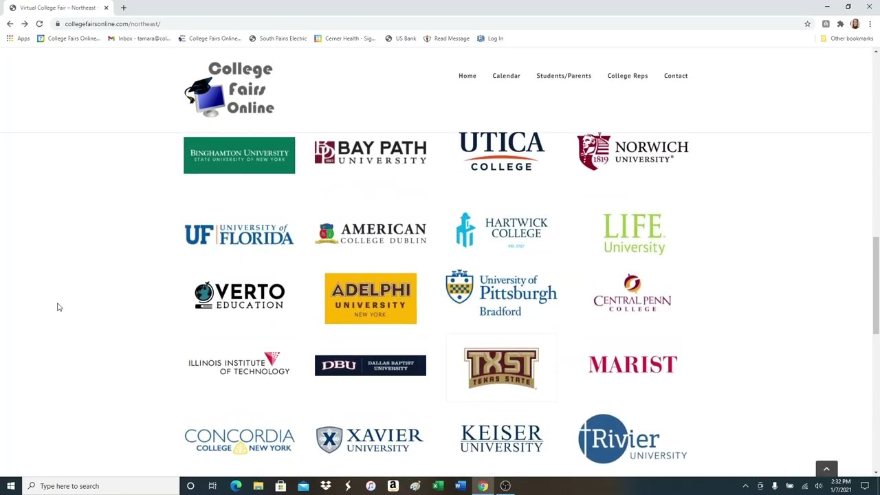 College Fairs Online