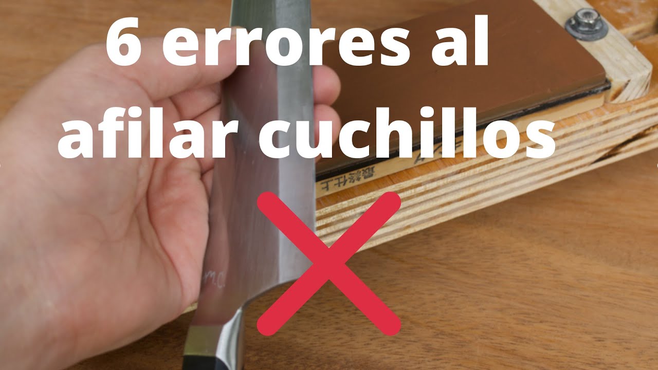 Los peores 6 errores al momento de afilar tus cuchillos! Corrígelos y verás la diferencia!