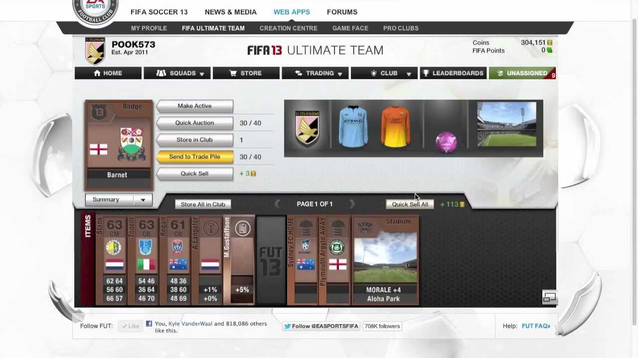 Fifa 13 Ultimate Team Trading Tips | Trading With Less Than 10k | Bronze Pack Method