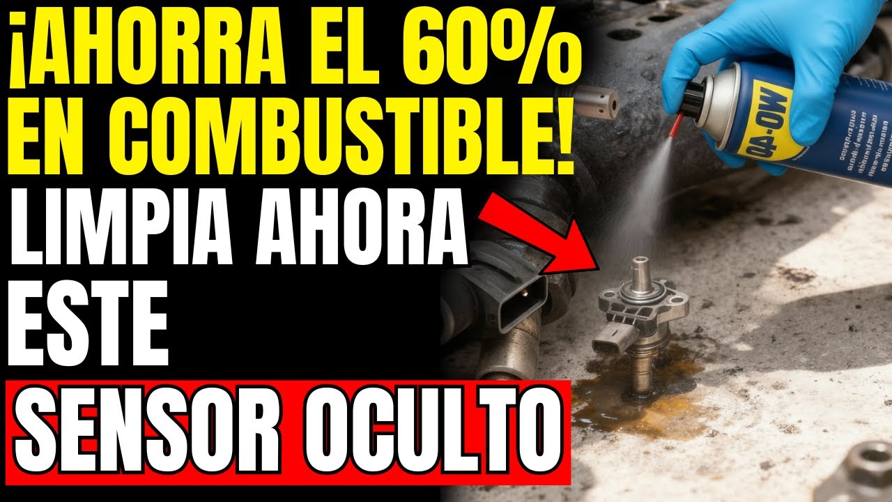 Este SENSOR OCULTO Aumenta el CONSUMO de Combustible (¡Límpialo ahora!)