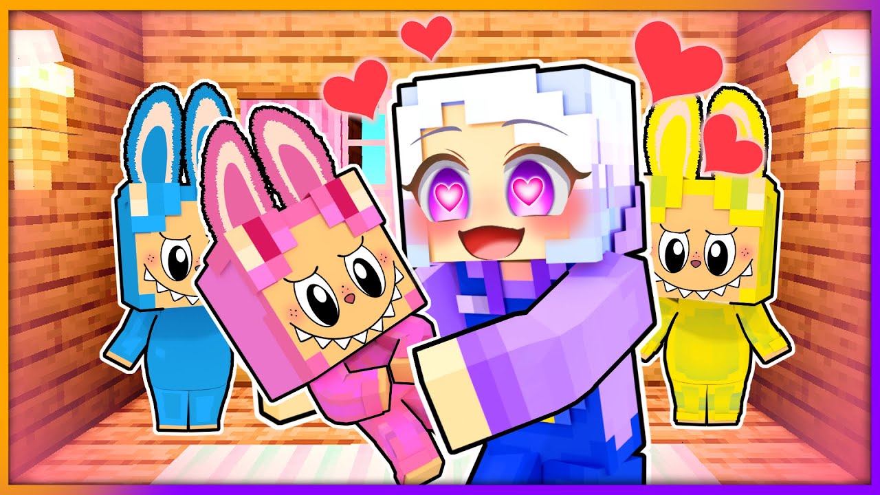 かわいいラブブの人形が大暴走して襲ってくる！？ 【 マイクラ / まいくら / Minecraft 】