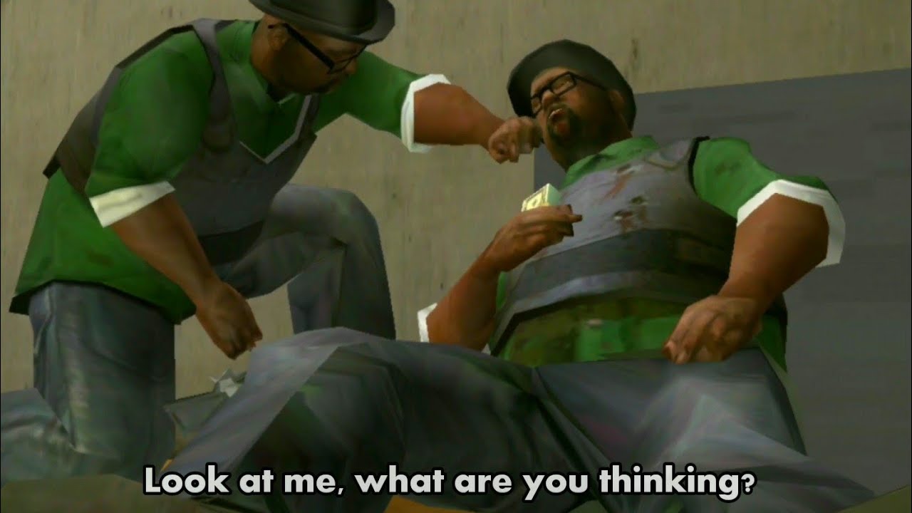 End Of The Line But Everyone is Big Smoke (+ edited dialogues)
