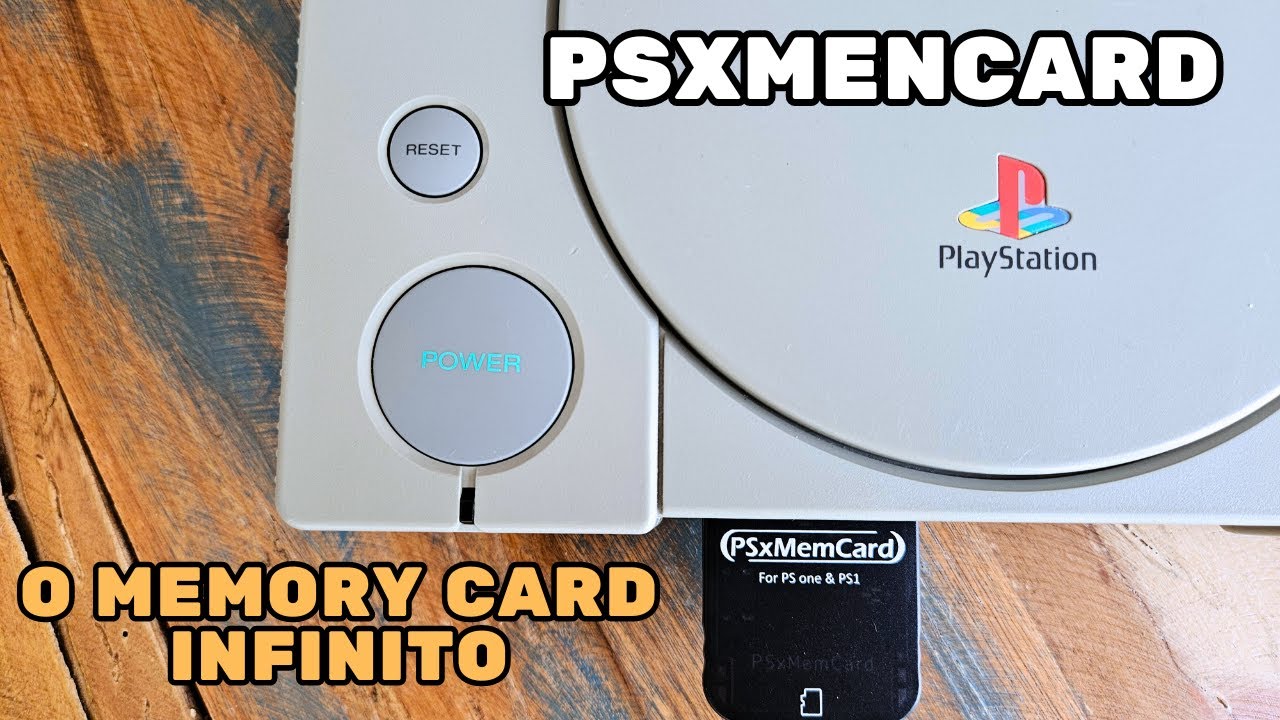 O MEMORY CARD que você precisa no PLAYSTATION 1