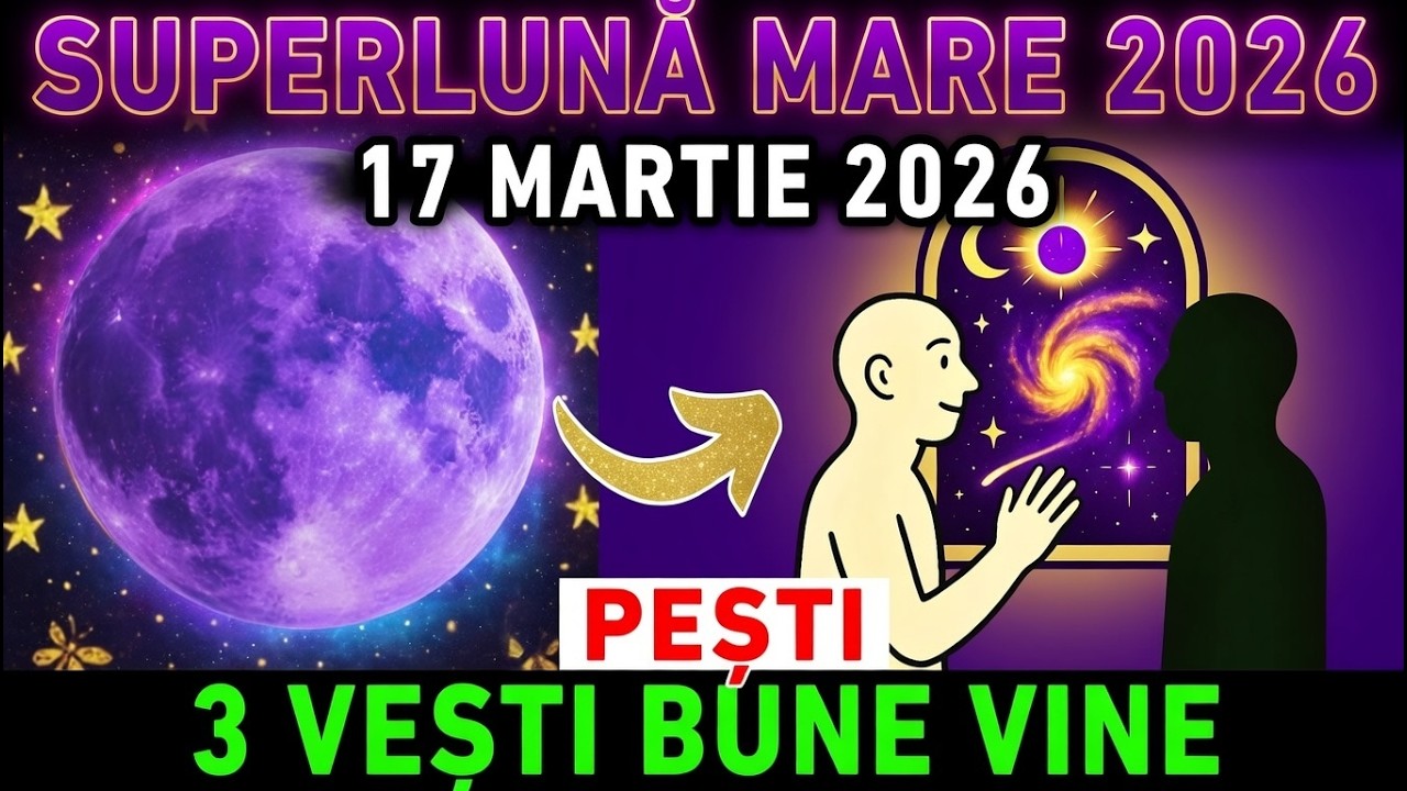 PEȘTI ♓️ 3 Vești bune care îți vor transforma viața pentru totdeauna! 🌕✨