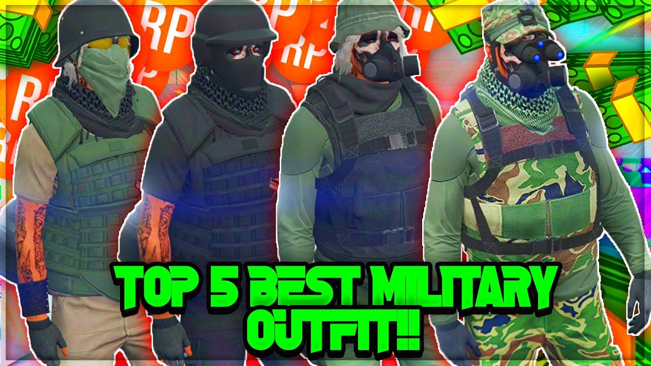 GTA 5 ONLINE *MILITARY OUTFIT!* USING EASY CLOTHING GLITCHES 1.39 (modded Outfit)