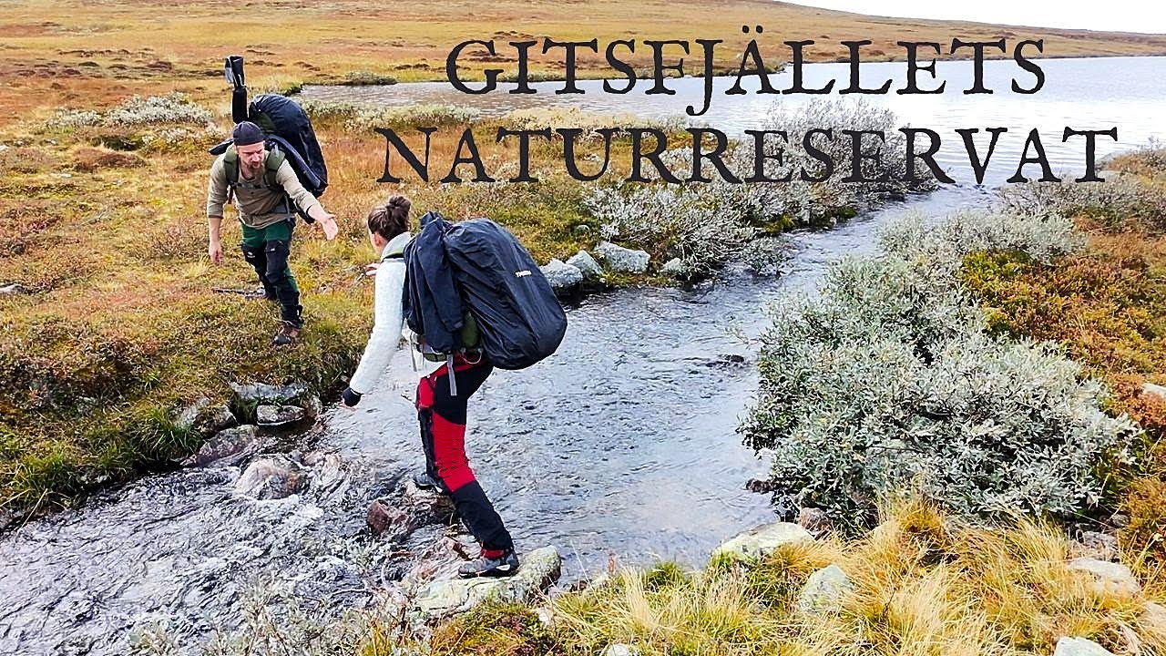 Hiking in the Northern Swedish Wilderness and Camping on a Misty Mountain