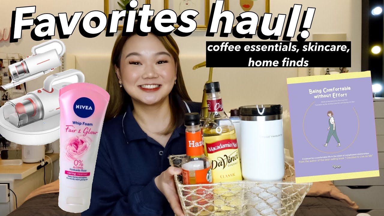 LAZADA/SHOPEE FAVES HAUL: COFFEE ESSENTIALS, SKINCARE, HOME FINDS | ASHLEY SANDRINE