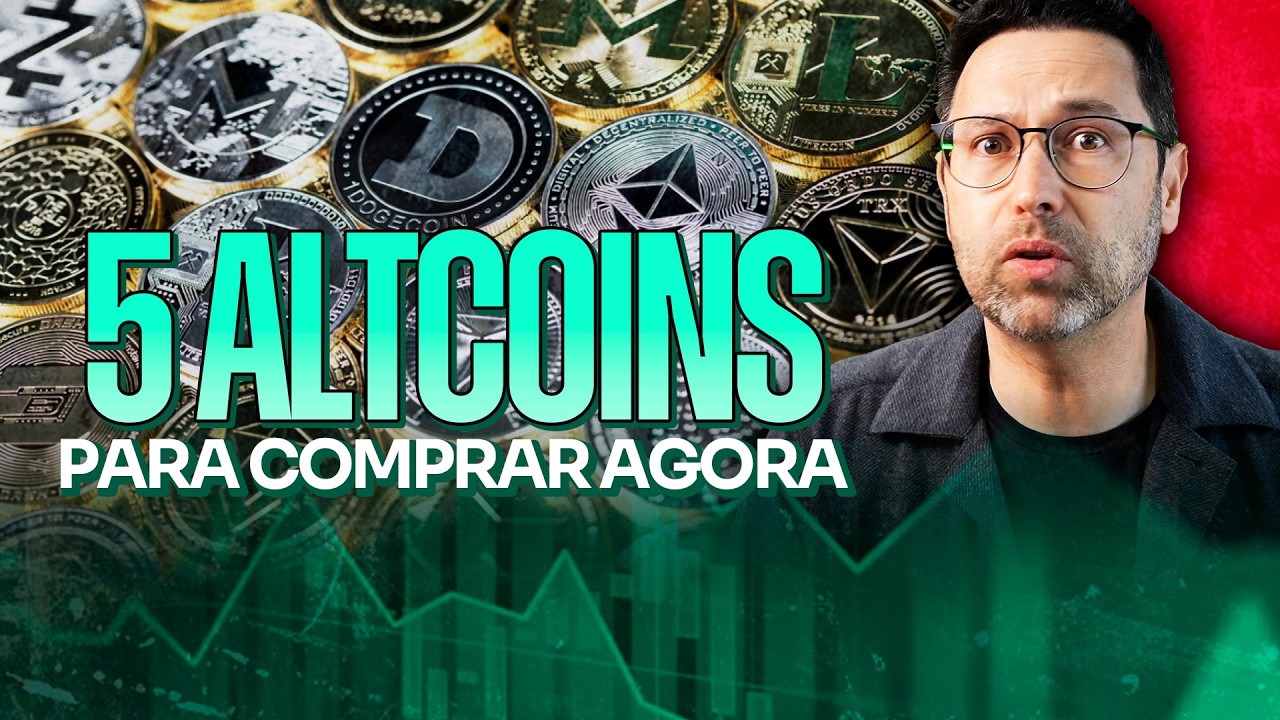 TOP 5 ALTCOINS PARA COMPRAR AGORA | COMO MONTAR A SUA CARTEIRA DE CRIPTOMOEDAS EM 2025 + BÔNUS