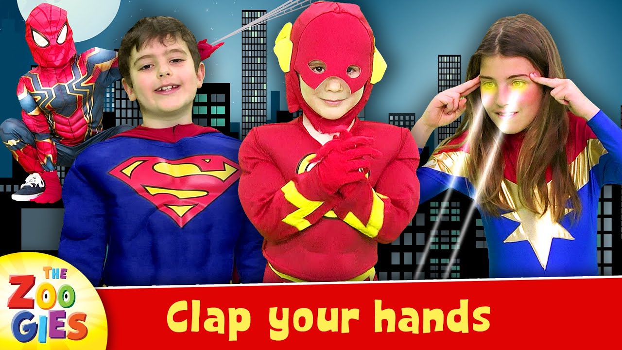 The Zoogies - Clap your hands | Superhero Version | Flash, Venom, Wonder Woman