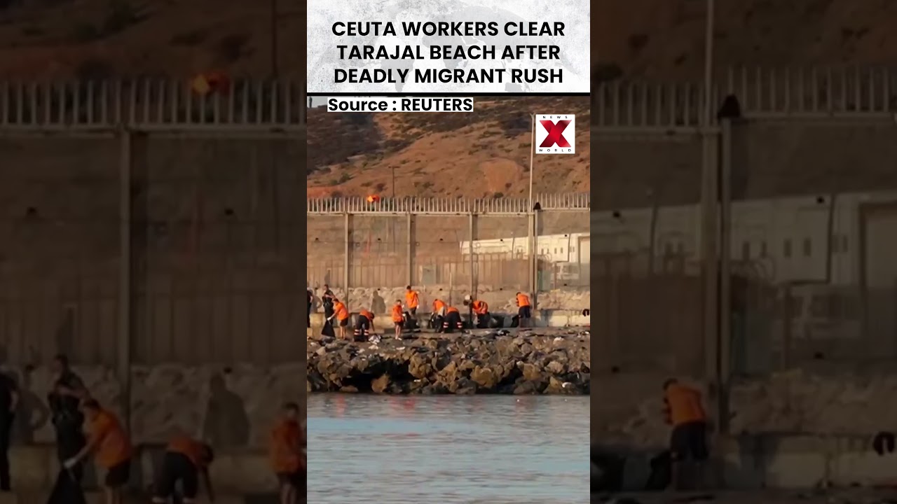 Ceuta Workers Clear Tarajal Beach After Deadly Migrant Rush Shocks Europe | NewsX World
