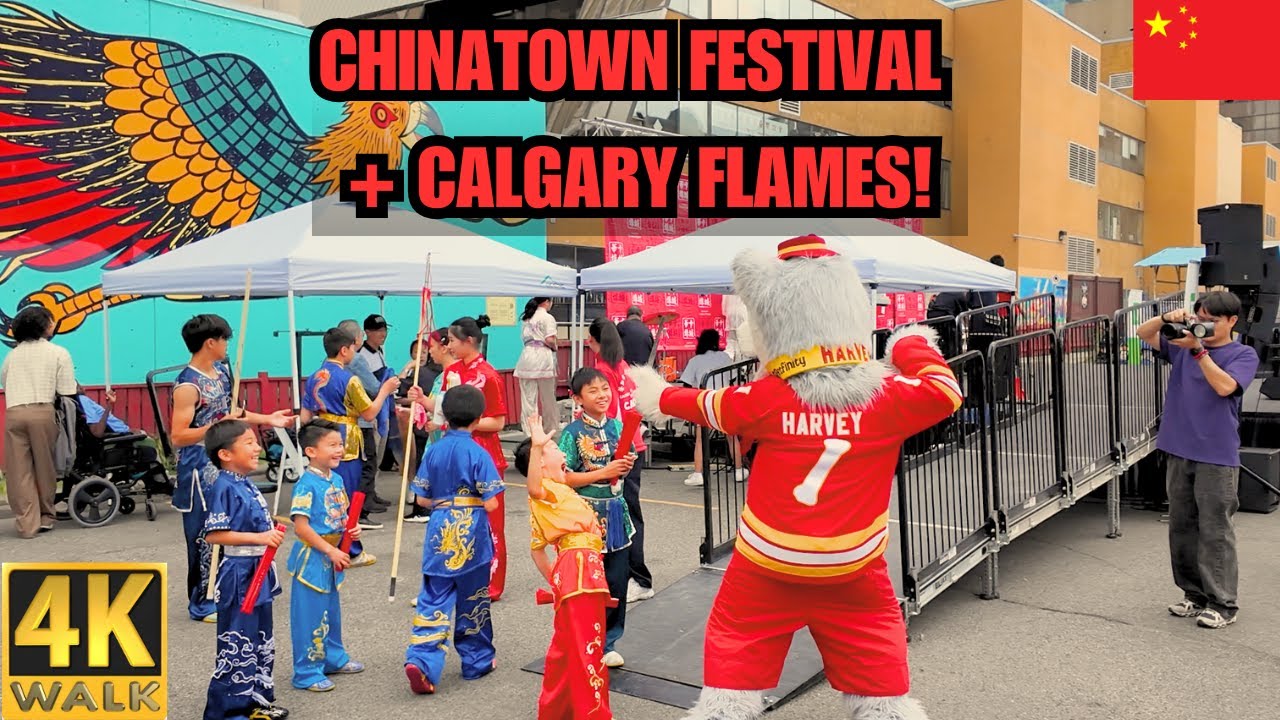 Calgary Chinatown Street Festival 2025 | 4K Walkthrough